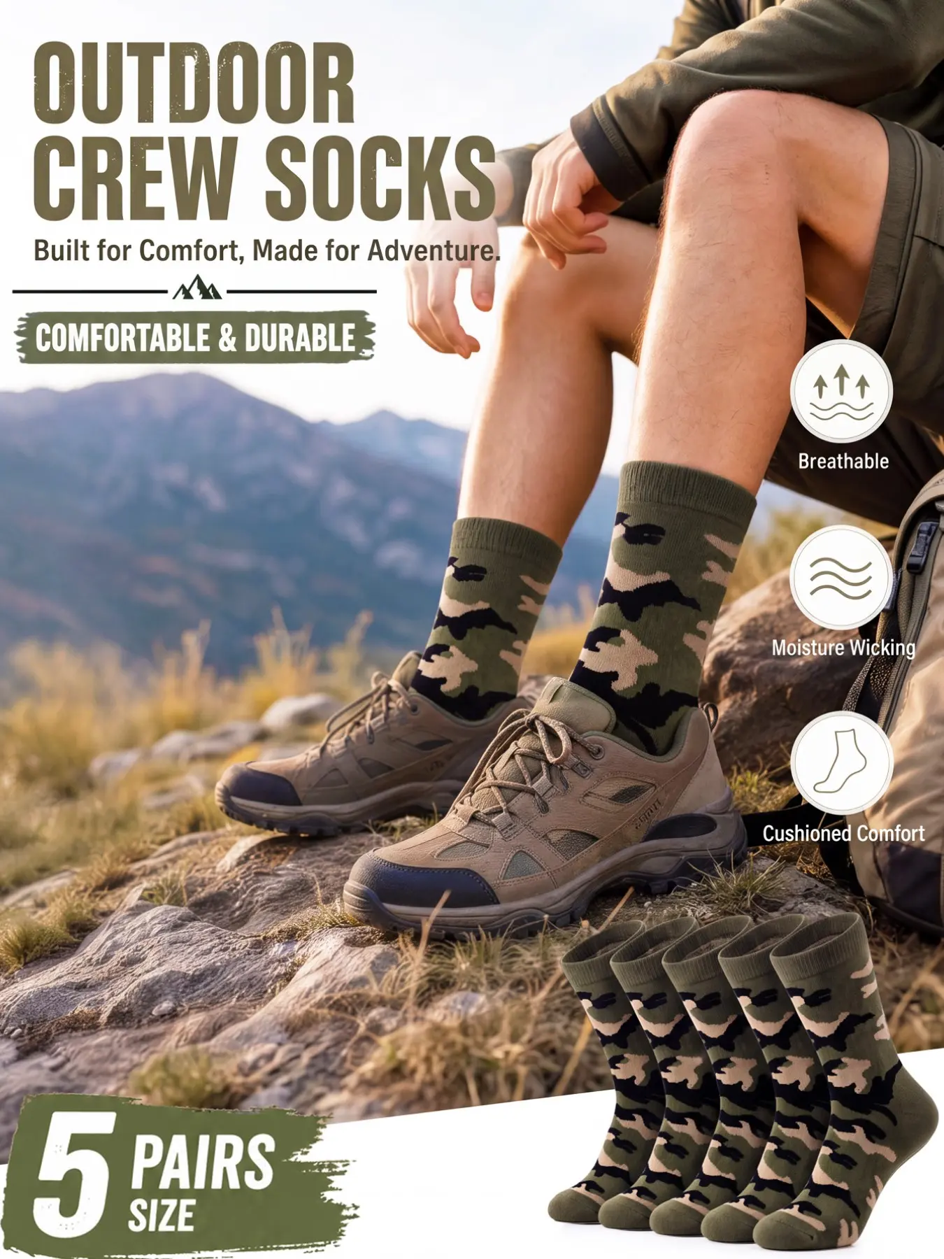 Pack of 5 pairs