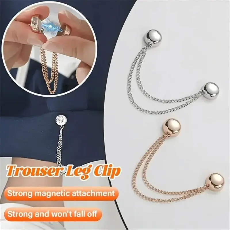 12-Piece Random Assortment Magnetic Clothing Clips Set Alloy Waist Buckles Sparkly Round Brooches Versatile Shawl Pins Decorative Collar Clips Fashion Accessories for Women