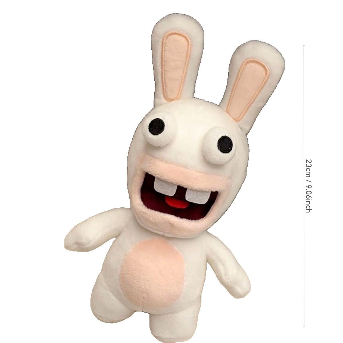 Crazy Bunny Plush Toy, Long Eared Rabbit Stuffed Animal, Rabbit Doll, Tiktok Style Baring Teeth Rabbit, Perfect Gift for Friends and Partners, Bunny Stuffy