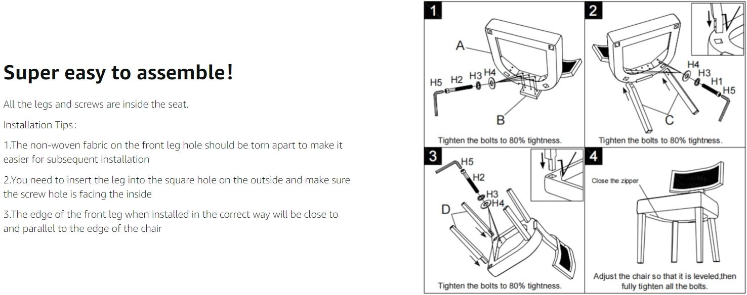 CHAIRUS  Rattan Dining Chairs Set of 2, Mid Century Modern Dining Chairs ,Linen Upholstered Dining Chairs with Rattan Back Wood Legs,  Farmhouse Linen Kitchen Chairs with Cane Curved Back Armless Solid Wood Dining Chairs, Beige