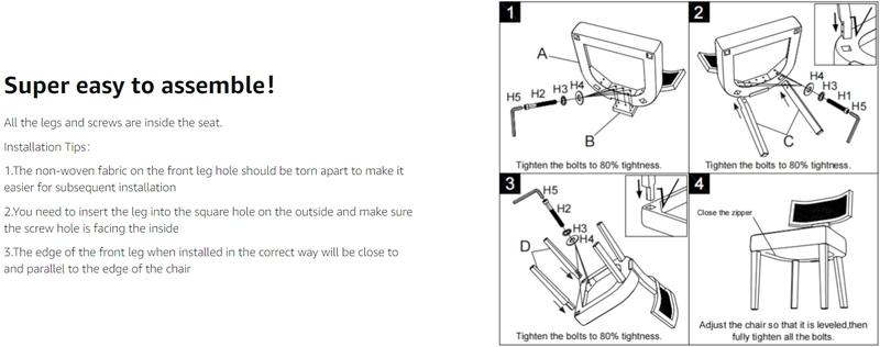CHAIRUS  Rattan Dining Chairs Set of 2, Mid Century Modern Dining Chairs ,Linen Upholstered Dining Chairs with Rattan Back Wood Legs,  Farmhouse Linen Kitchen Chairs with Cane Curved Back Armless Solid Wood Dining Chairs, Beige