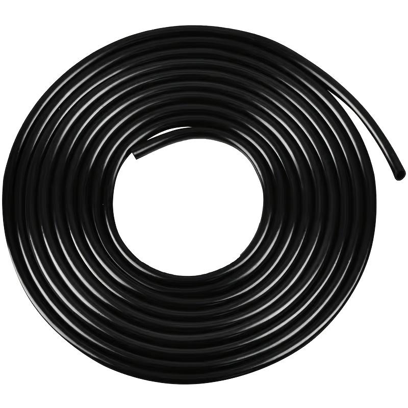 1 package of 50-200ft 1/4 inch drip irrigation pipe blank distribution pipe drip irrigation hose garden watering pipeline, suitable for garden irrigation system. Flexible Water Hose
