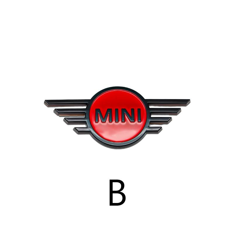 Mini Car Front & Rear Emblem, Scratch-Resistant Exterior Decoration, Replacement Badge for Mini Cooper Countryman Clubman Hatch Convertible