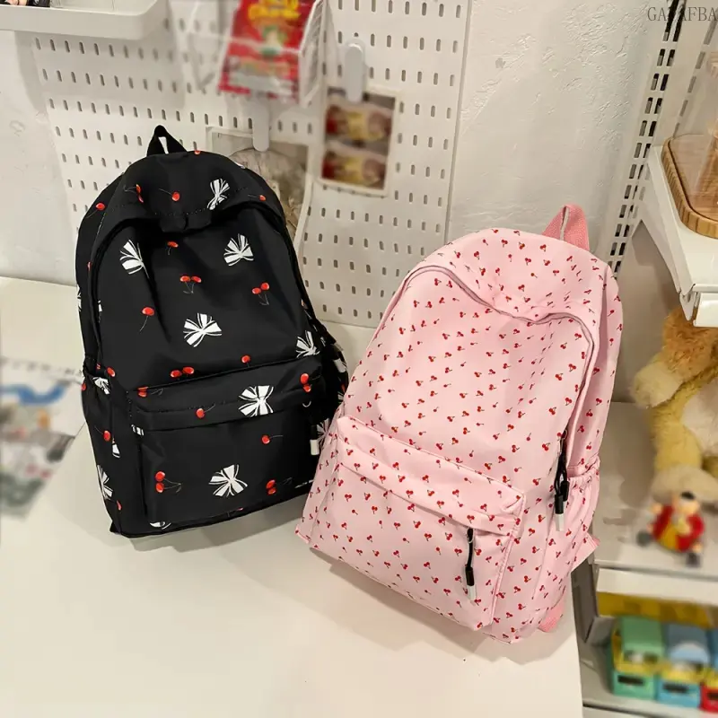 Lightweight Large-Capacity Printed Casual Backpack With Adjustable Shoulder Straps, Durable School Backpack Suitable For Daily Commuting, Sports And Outdoor Activities