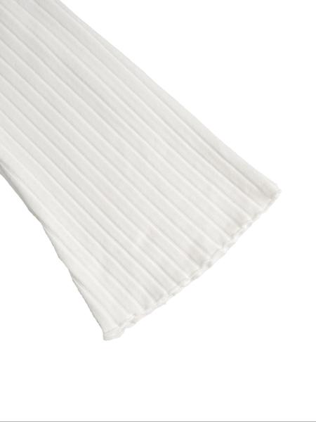 2PCS Fashion casual women's contrasting neck hanging solid color top two-piece set