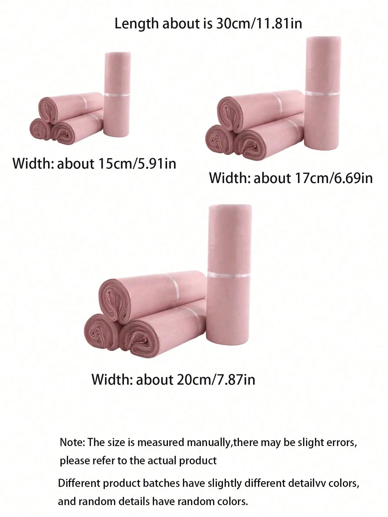 10/100pcs Thick Waterproof Plain Packaging Bags, Simple Multi-Functional Bags for Office, Transport, Mail, Men's Birthday Gifts, Gift Wrapping Supplies