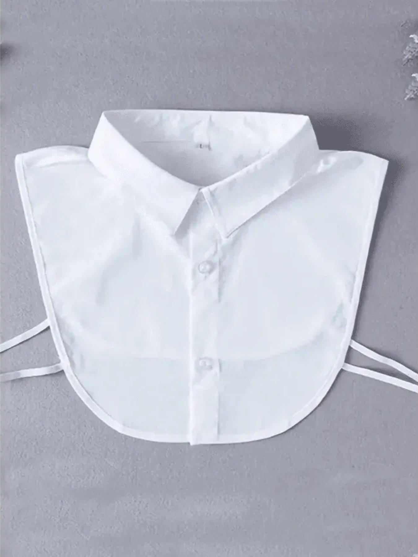 Women's Fashion Detachable Pointed Collar, Versatile Decorative Collar with Polyester Fabric