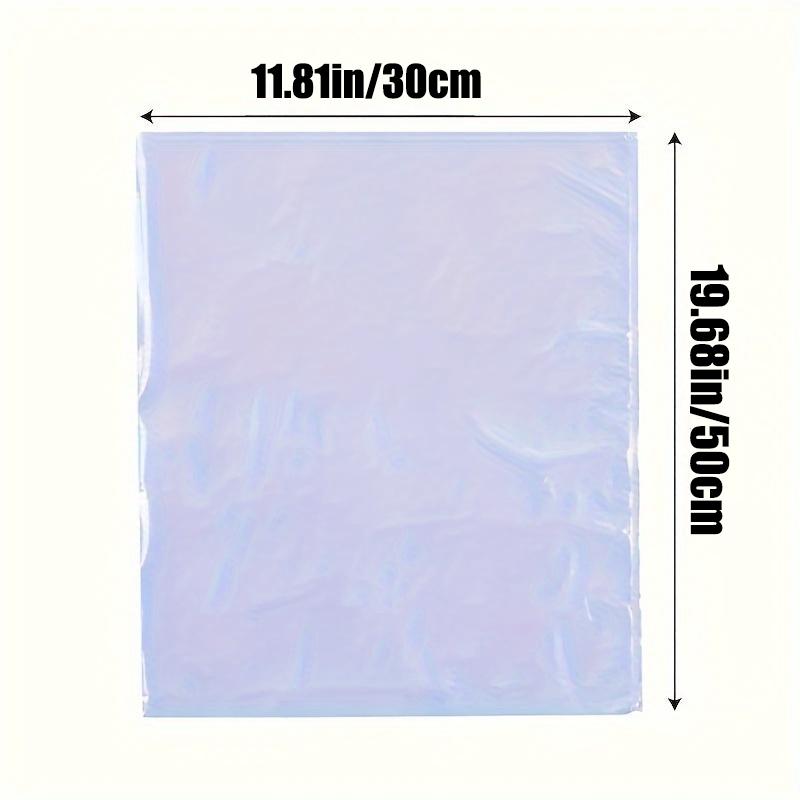 Shoe Shrink ap Bags, 11x19 Inches PVC Heat Shrink Plastic Sneaker Wrap Bags for Shoe Storage - Keep Dust & Yellowing Away for Men & Women.