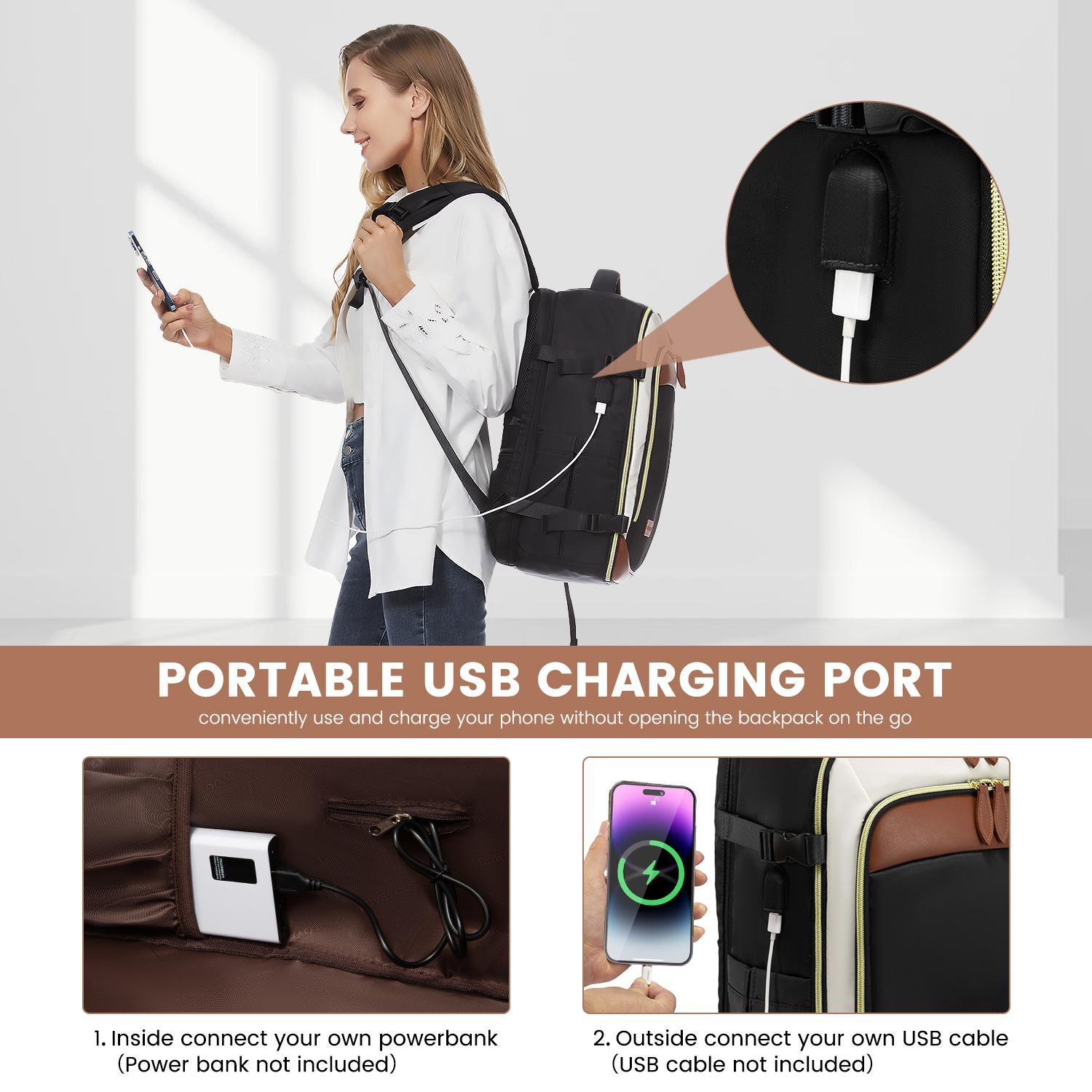 LOVEVOOK TikTokShopBacktoSchool TSA-Friendly Travel Backpack with Storage Bag and Toiletry Bag - Fits 17-Inch Laptop, for Hiking, Overnight, Weekend Trips and Business Travel LOVEVOOK TikTokShopBacktoSchool TSA-Friendly Travel Backpack with Storage Bag and Toiletry Bag - Fits 17-Inch Laptop, for Hiking, Overnight, Weekend Trips and Business Travel