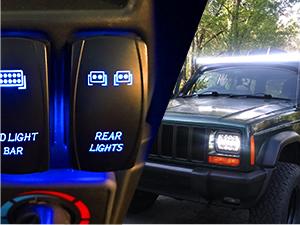 Nilight Wiring Harness Kit Nylon 16 AWG 2 Leads Rear Lights 12V 5Pin Rocker Switch Laser On Off Power Relay Blade Fuse for LED Off Road Light Bar on Cars Jeep Boat Trucks  dealsforyoudays