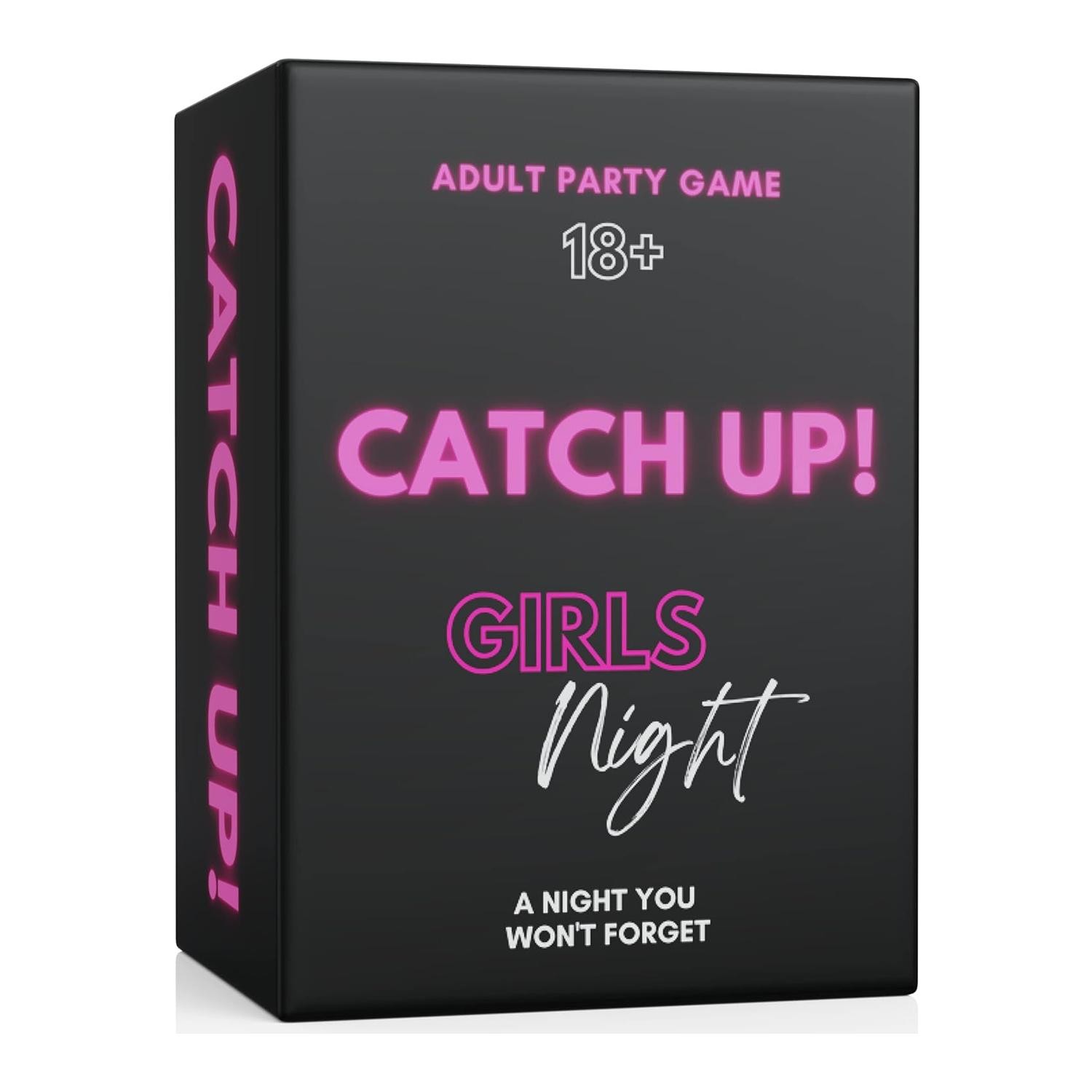 Catch Up! Girls Night 120 Cards, Icebreaker Game for Sister Gatherings, Adult Party Card Games, Birthday, Pre-Wedding, Singles Night