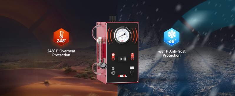 ANCEL S300 Smoke Machine with Built-in Air Pump, Pressure Gauge & Flow Meter, Dual Mode EVAP Smoke Machine Leak Tester, Vacuum Fuel Pipe System Smoke Leak Detector Automotive Diagnostic Tool Vehicle ANCEL S300 Smoke Machine with Built-in Air Pump, Pressure Gauge & Flow Meter, Dual Mode EVAP Smoke Machine Leak Tester, Vacuum Fuel Pipe System Smoke Leak Detector Automotive Diagnostic Tool Vehicle