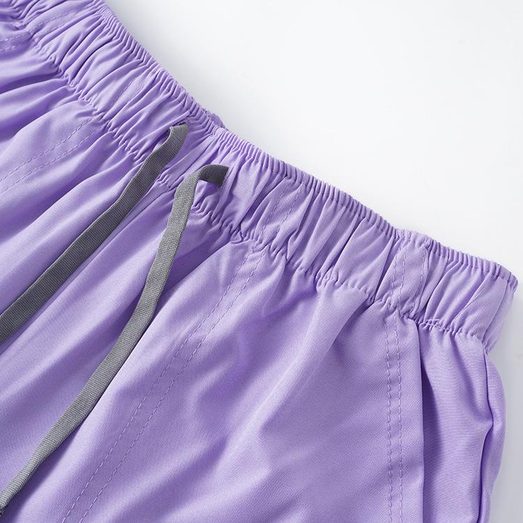 New Arrival 2-Piece Medical Scrubs Workwear Set - Short Sleeve Top, Straight Leg Pants, Durable for Nurses, Hospital Operating Room, Daily Training (Scrubs Sets for Women Compatible), Clothes