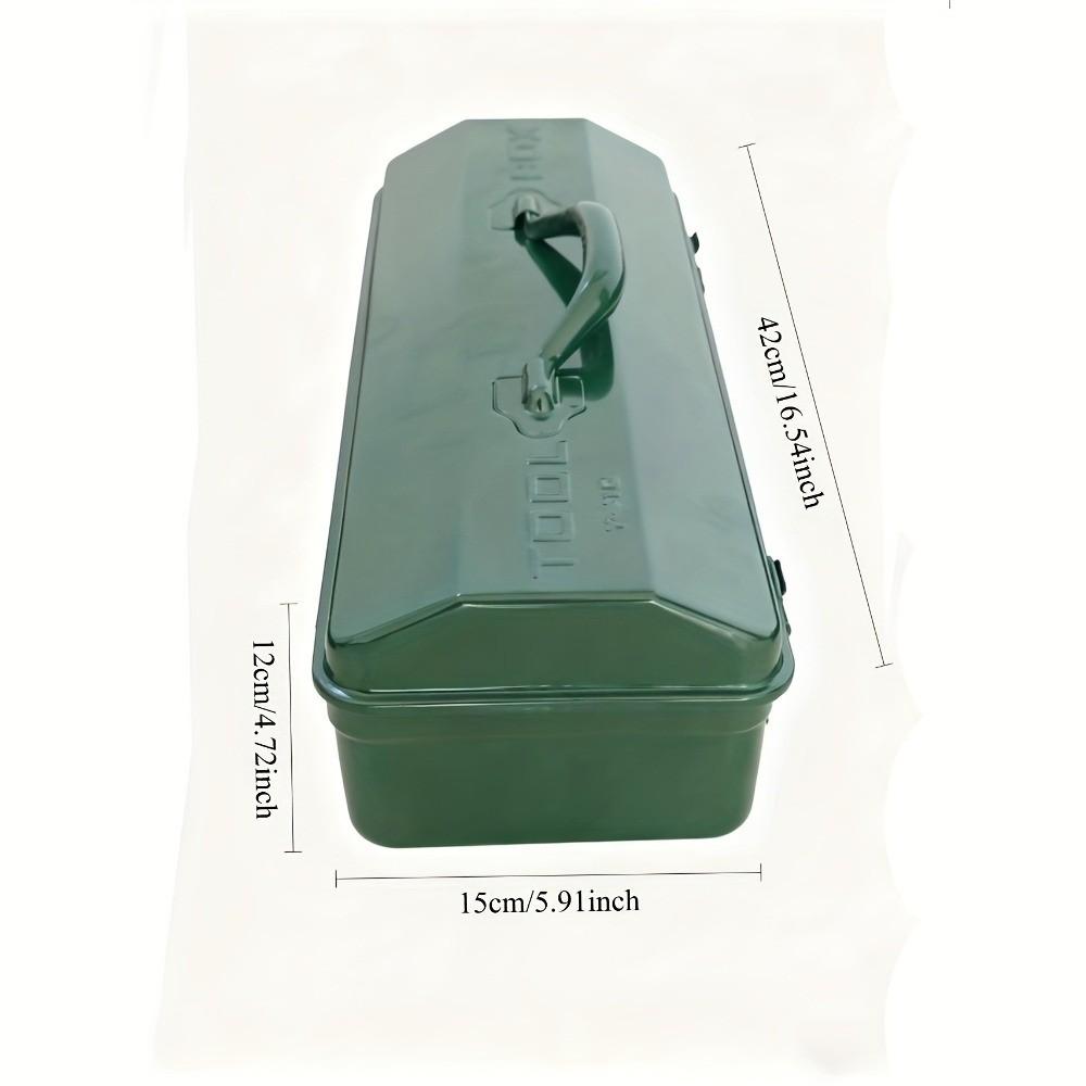 Industrial Grade Multi-Functional Tool Box, Portable Dual Layer Stainless Steel Back Panel, Thick Design, Shockproof, Waterproof, Freeze Resistant, Tool Organizer