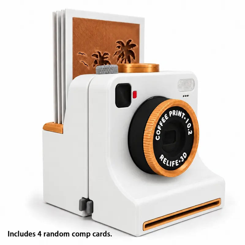 Manual Coffee Latte Art Camera, One-Button Printer, Ideal for Home ...
