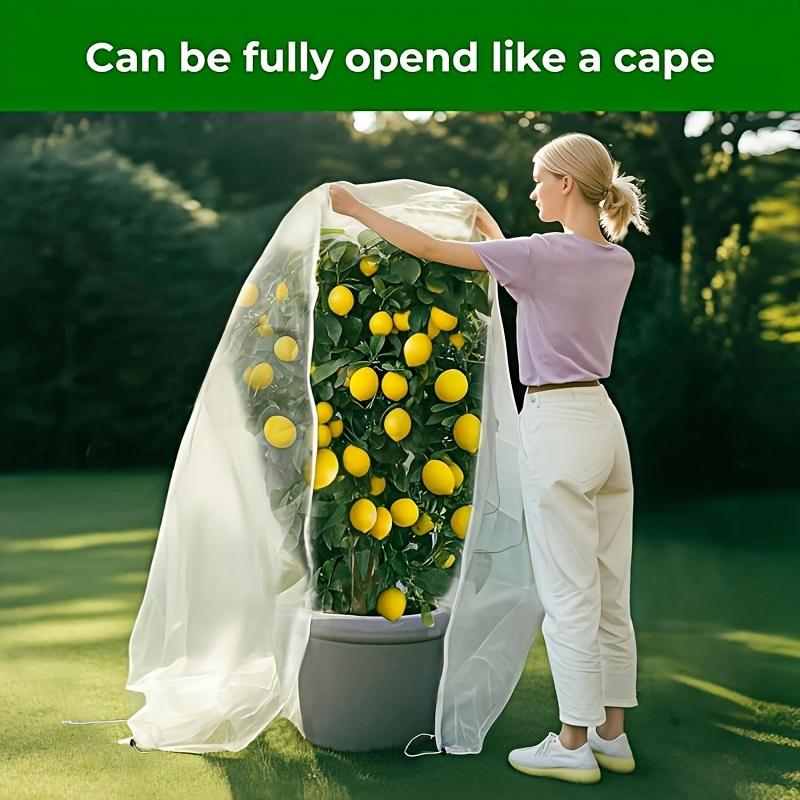 Tree Protection Net with Zipper Drawstring, Bird and Insect Proof Bag, Ideal for Blueberries Tomatoes Citrus, Garden Tree Guard