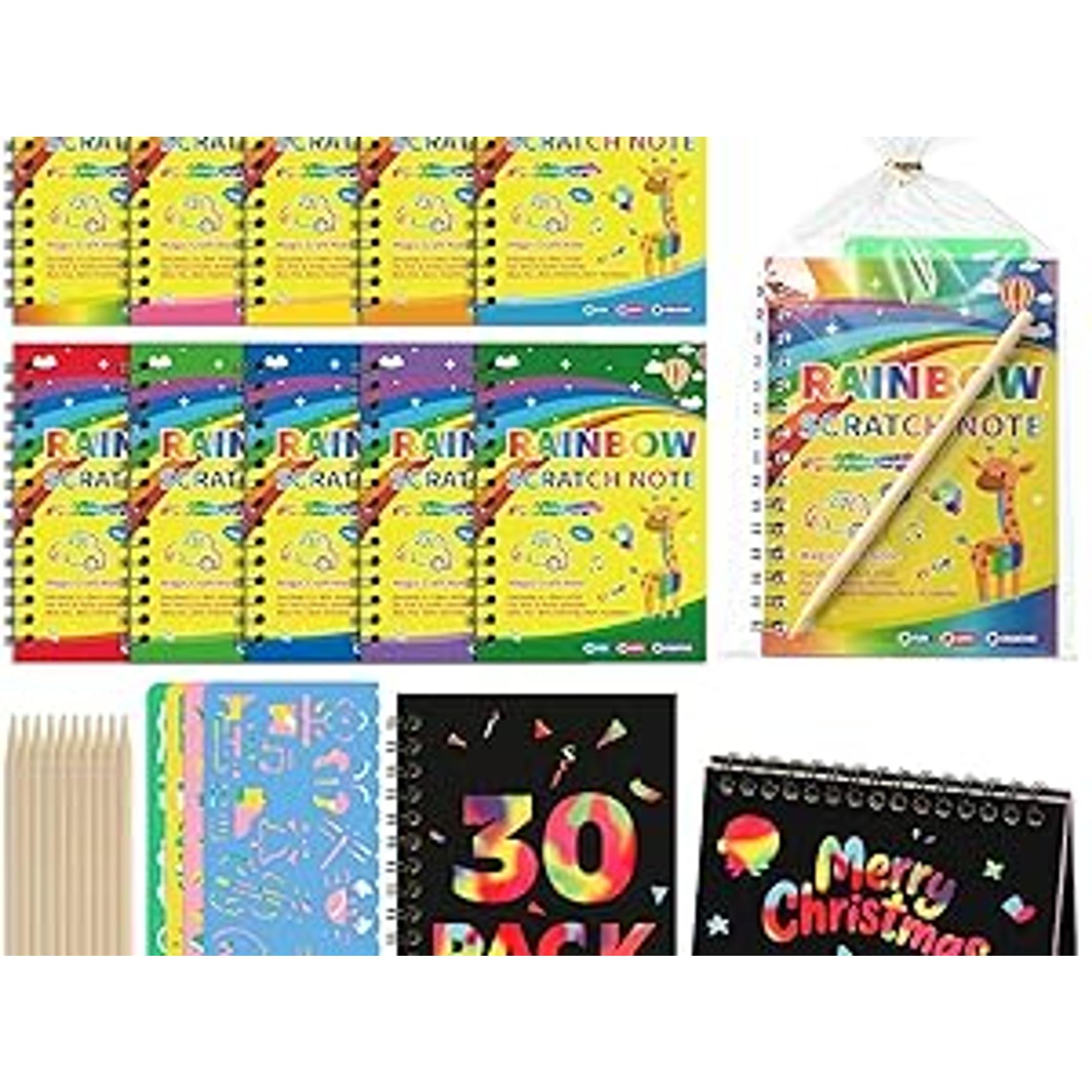 3 Packs Rainbow Scratch Art, Scratch Notebook Scratch Paper Art Gifts for Kids DIY Craft Birthday Party Games Classroom Easter Gifts for Kidsfidget toys 3 Packs Rainbow Scratch Art, Scratch Notebook Scratch Paper Art Gifts for Kids DIY Craft Birthday Party Games Classroom Easter Gifts for Kidsfidget toys