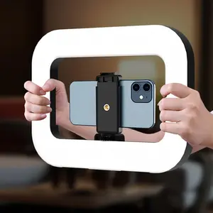 Multi-Purpose Handheld Ring Light, USB Rechargeable, Portable Phone Live Stream Lighting, Desktop Selfie Lamp, Selfie Fill Light, Photography Accessories