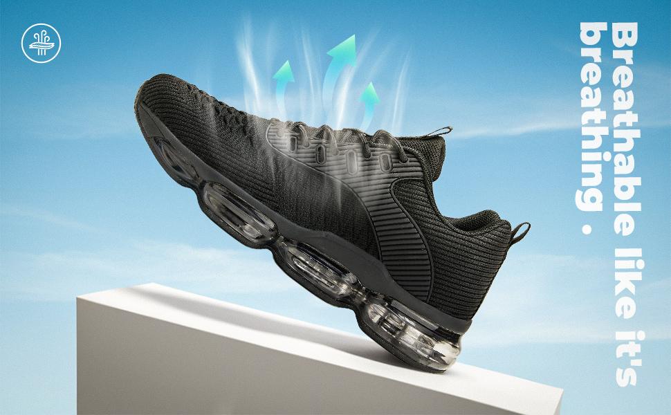 Men's Casual Mesh Lightweight Breathable Running Shoes for Treadmill Wear, Comfortable Fashion Sporty Sneakers, Sports Walking Training Shoes for Daily Wear