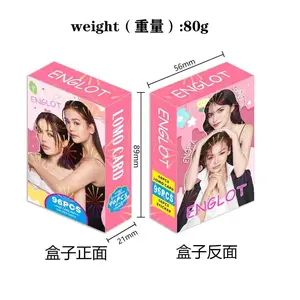 96 Pcs/Set Thai Girl Group Englot Lomo Card Engfa,Charlotte Star Characters 3 Inches HD Photocard Stickers Cosplay Gift