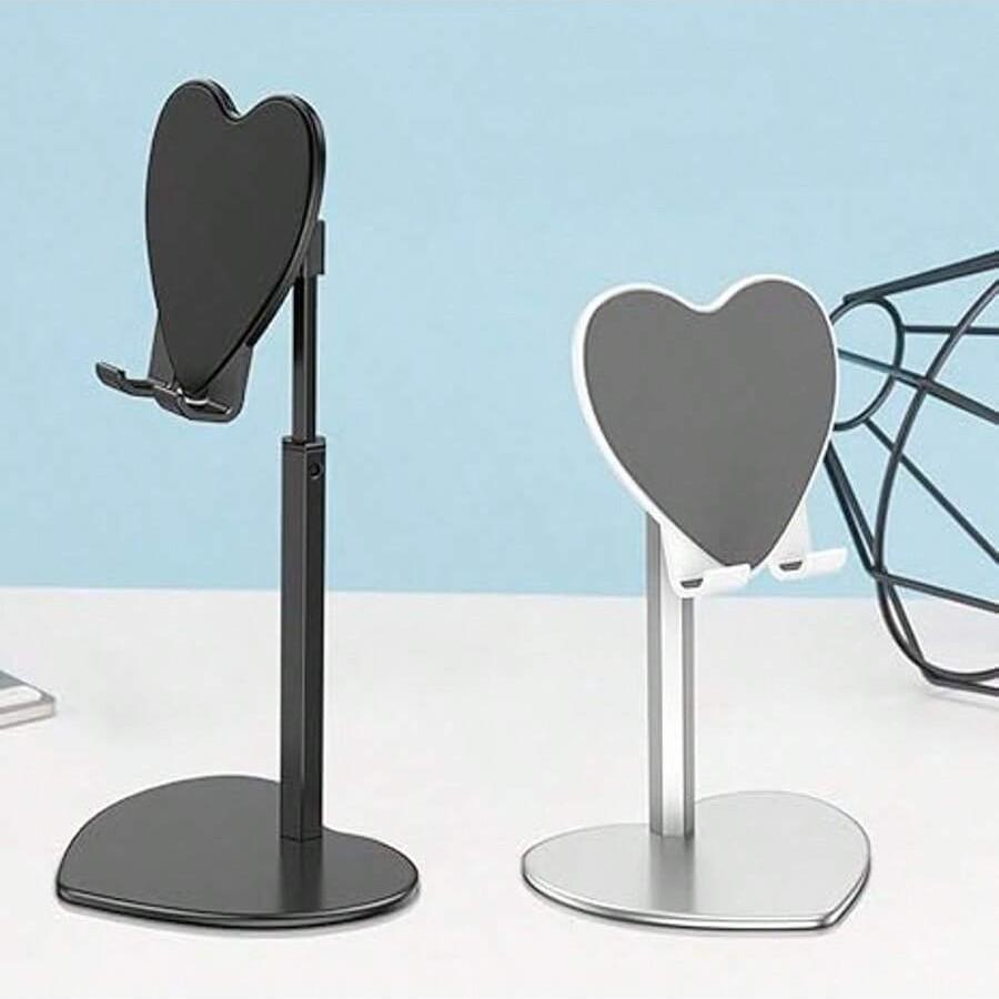 Adjustable Compact Mobile Stand with Cell Phone Clip and Phone Case, Perfect for Office Desks and Computer Accessories, Compatible with iPhone 16, Tablets 4-10 Inch