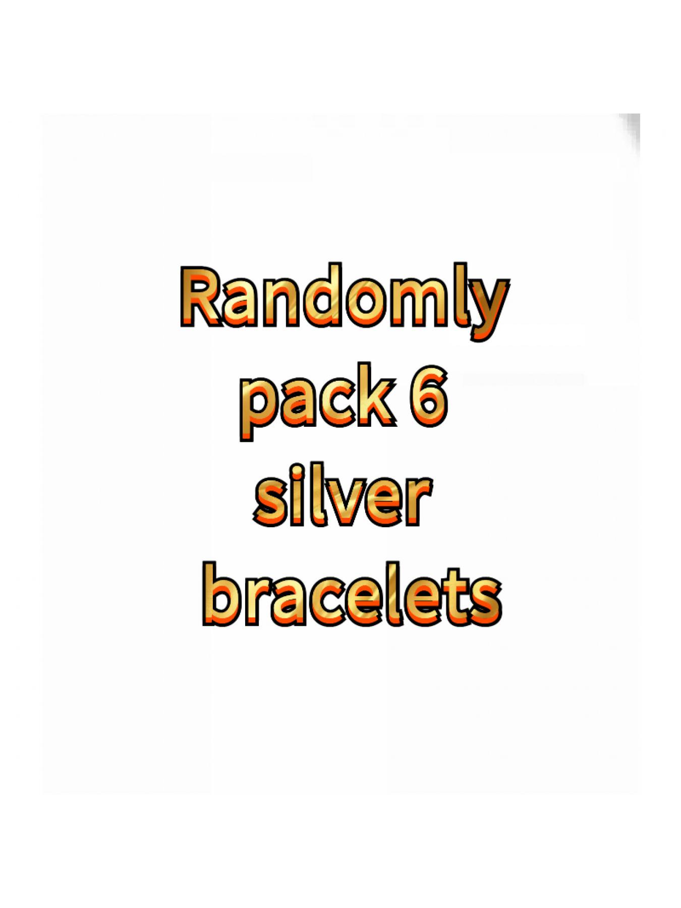 Openable electroplated metal bracelet, jewelry style, light luxury, high-end feel, personalized bracelet, randomly shipped, optional 3 pieces, 6 pieces