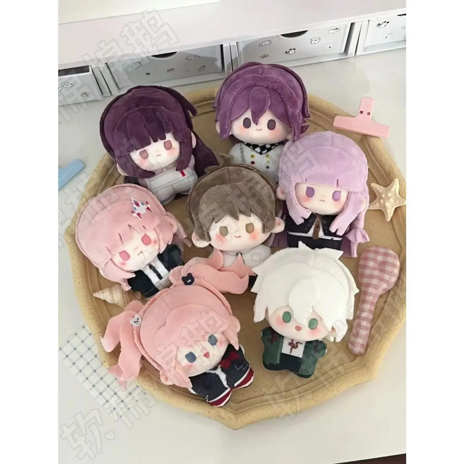 2026 New hot item Anime 10cm Cartoon Pendant Key chain Danganronpa Nagito Komaeda Nanami ChiaKi Kokichi Oma Cosplay Anime figure Xmas Gift