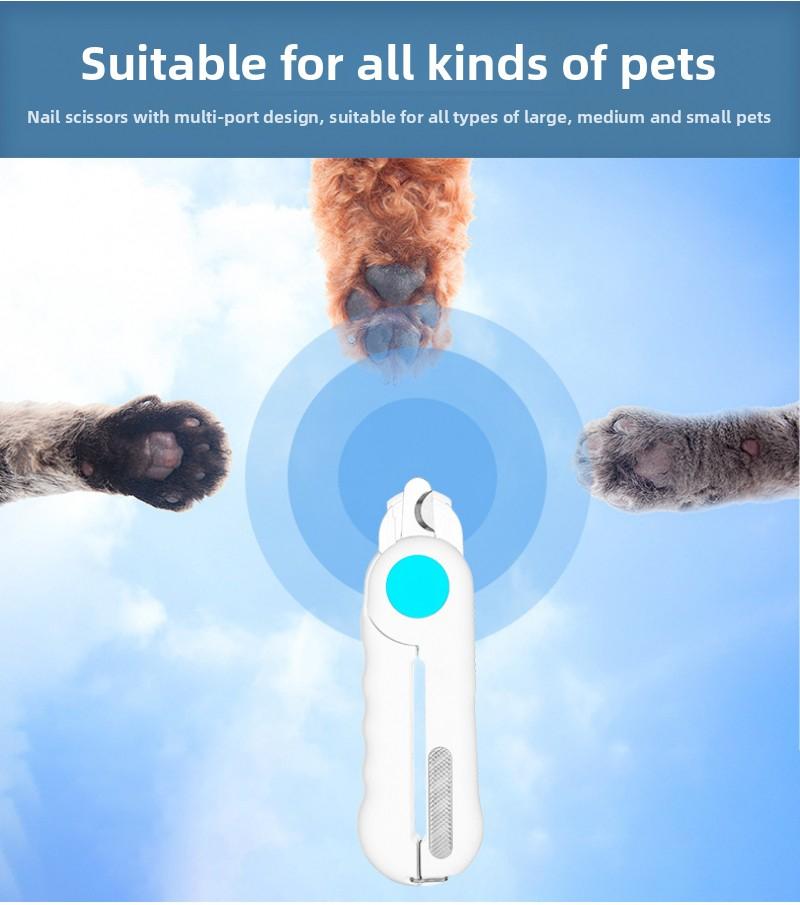 New Viral LED Pet Nail Clippers, Anti-quick Nail Grinder, Dog & Cat Nail Cutter, Pet Grooming Supplies