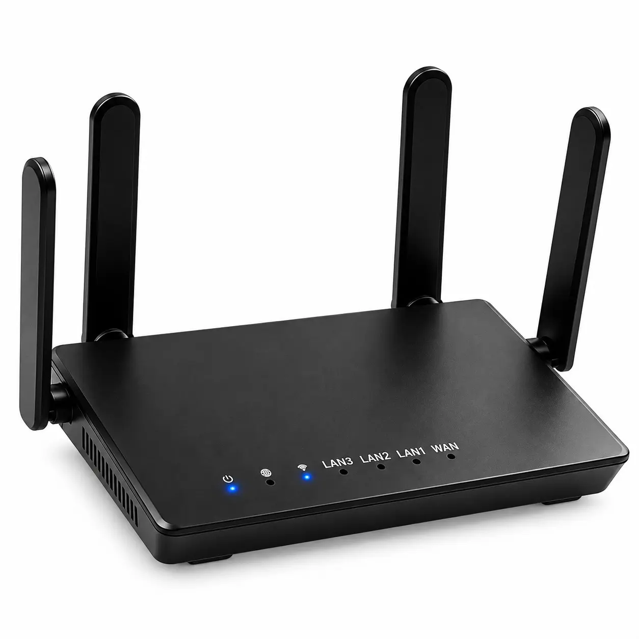 High-Speed 4-Antenna WiFi Router | 300Mbps | Long Range 1000sq.ft Coverage | Secure WPA2 | Perfect for Home Gaming & Work