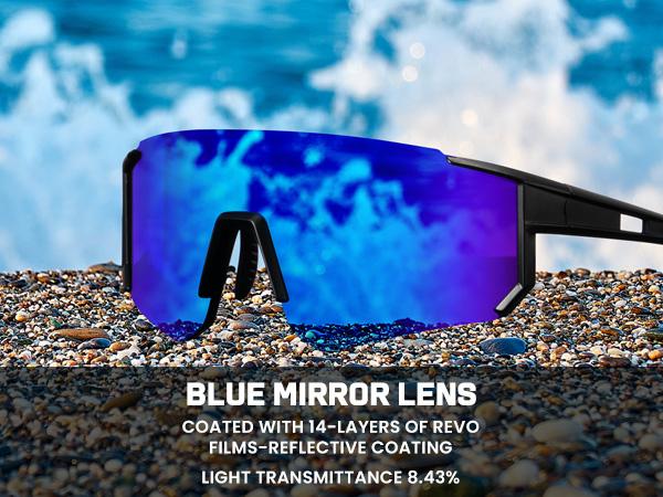 KALIYADl  3 Pairs Wrap-Around Polarized Sports Sunglasses UV Protection Designed for Outdoor Activities (S93)