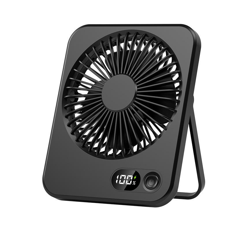 Portable USB Rechargeable Desk Fan - Quiet, Compact, Adjustable, Wall-Mountable, Flexible, USB Port, Dual Power Modes, Long Runtime, Sleep Aid for Dorm Use, Ideal for Bedroom Nightstands, Office Counters, Portable Usb Rechargeable Desk Fans