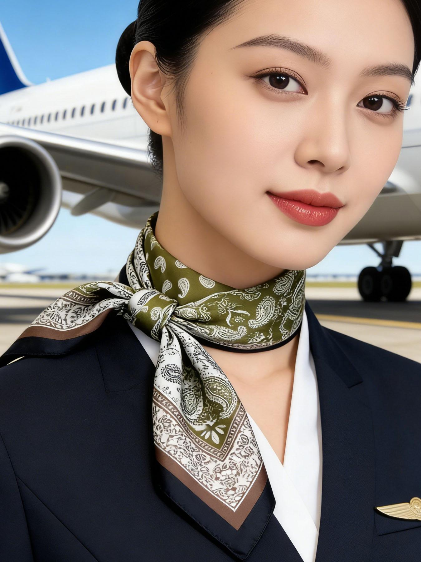 Summer Headscarf 70x70 Scarf Hairband Bowknot Autumn Fashion Winter Versatile Square Towel Printed Ultra-Thin Breathable Sun Protection