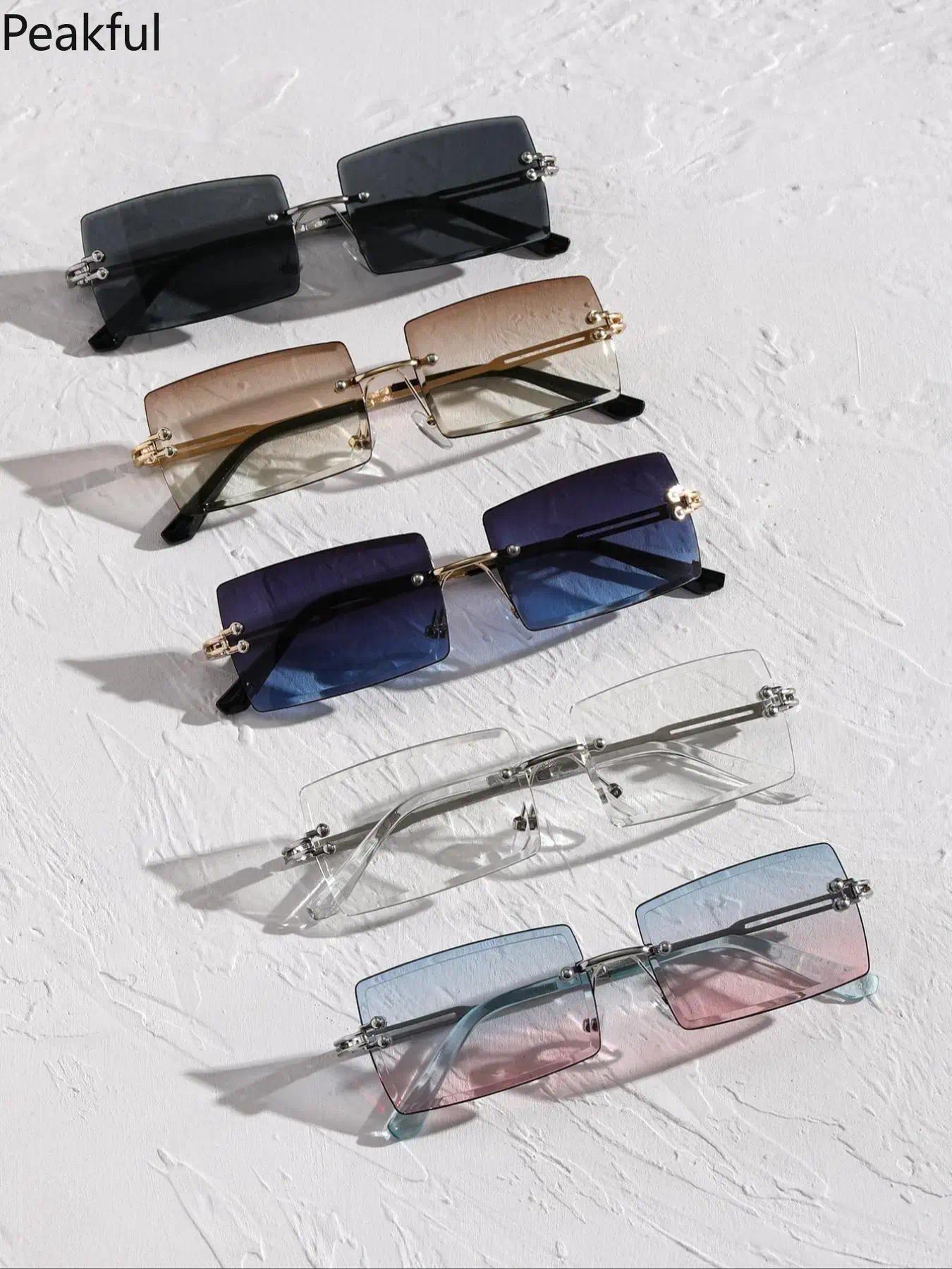 Unisex Fashion Square Decorative Eyeglasses, Vintage Simple Multicolor Eyeglasses for Outdoor Activities