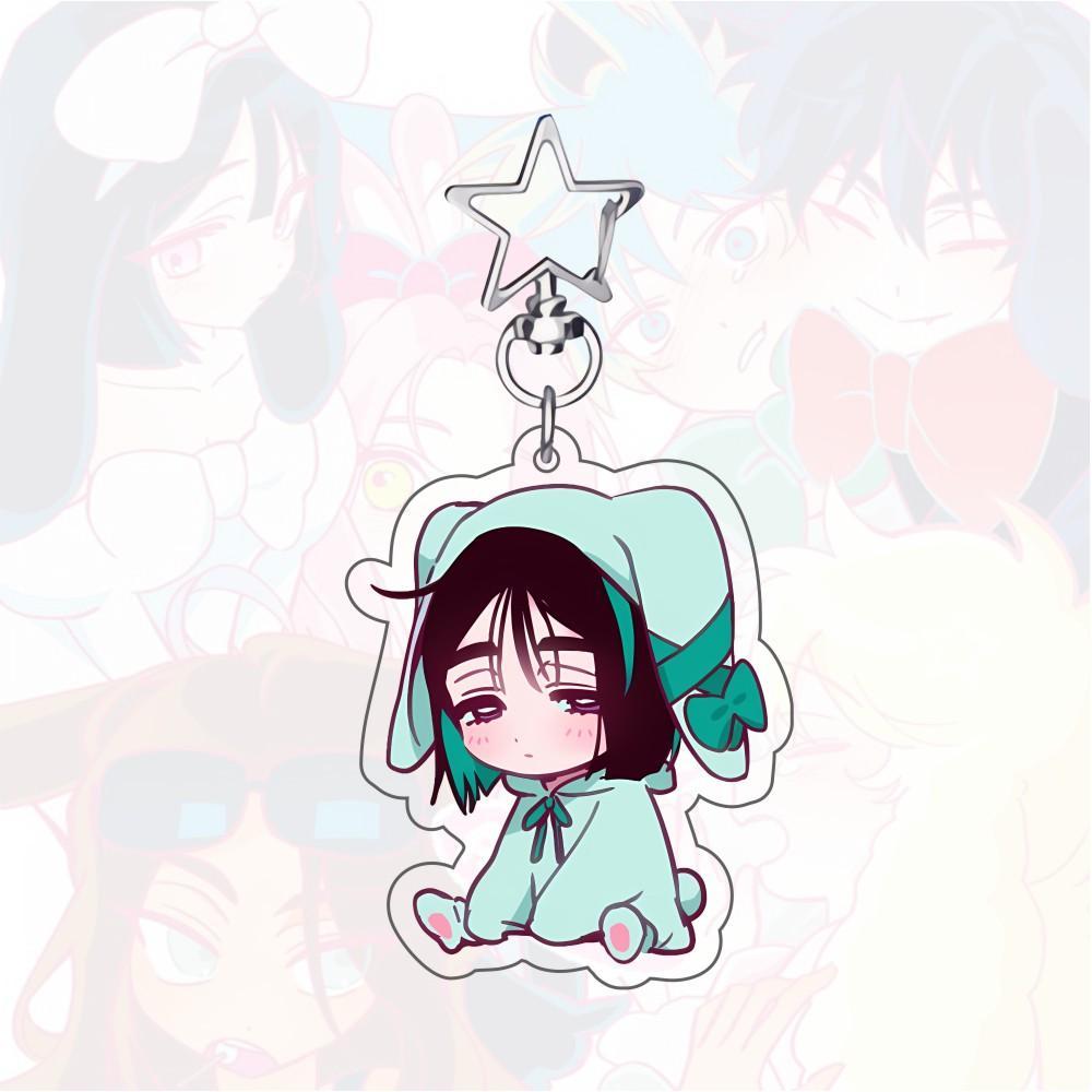 Anime ALIEN STAGE Keychains Pendant Car Key Chain Acrylic Stand MIZI SUA TILL IVAN HYUNA LUKA Fans Gifts cosplay Accessories
