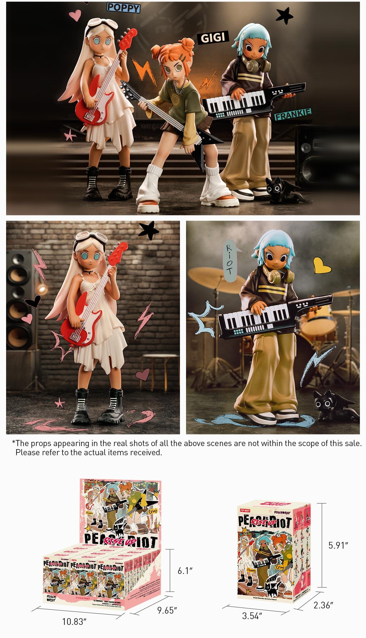 POP MART Peach Riot Rise Up Series Figures, Blind Box, Mystery Box