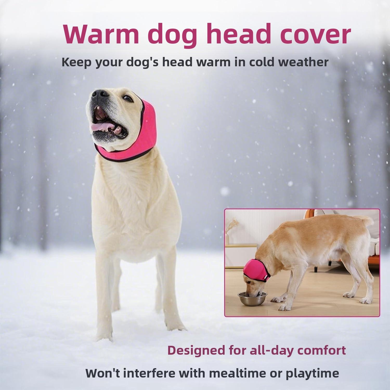 Thickened and oversized dog earmuffs for swimming, noise-reducing calming hat, warm hoodie 0kg with noise-reducing earmuffs available