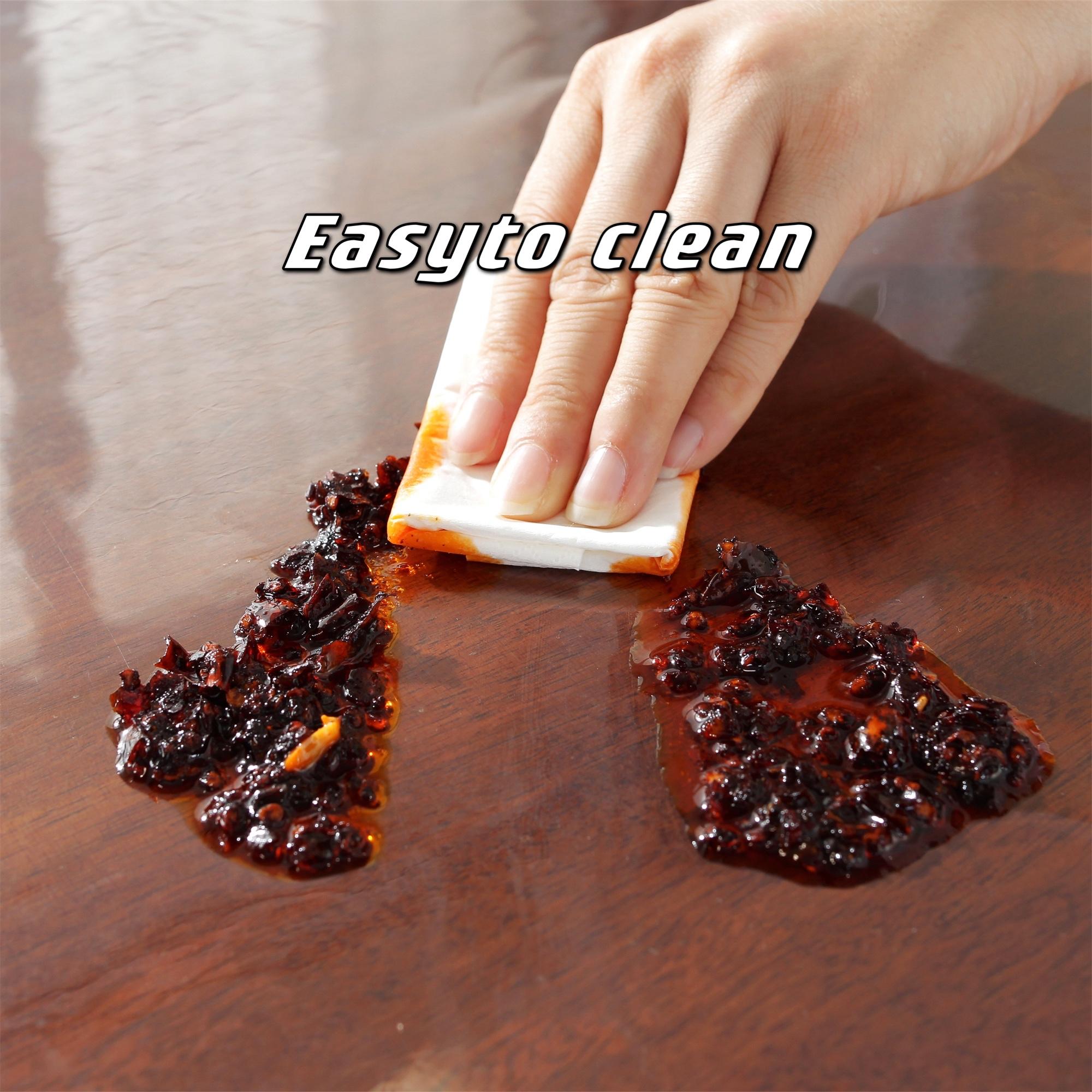 Rectangular PVC Transparent Tablecloth, Easy Clean, Living Room Kitchen Dining Table Decor, Multi-Functional Clear Film, DIY Cuttable Material