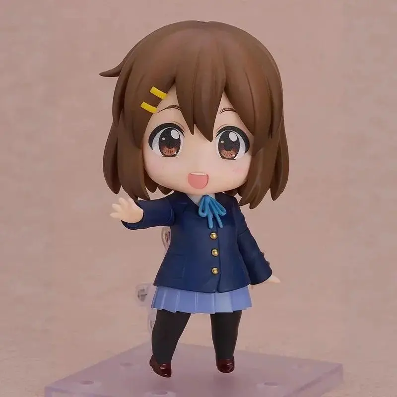 Anime K-ON Hirasawa Yui Nendoroid 2900 Q Version Action Figure Car Ornament Collectible Desktop Decoration Doll Trendy Toy Gift