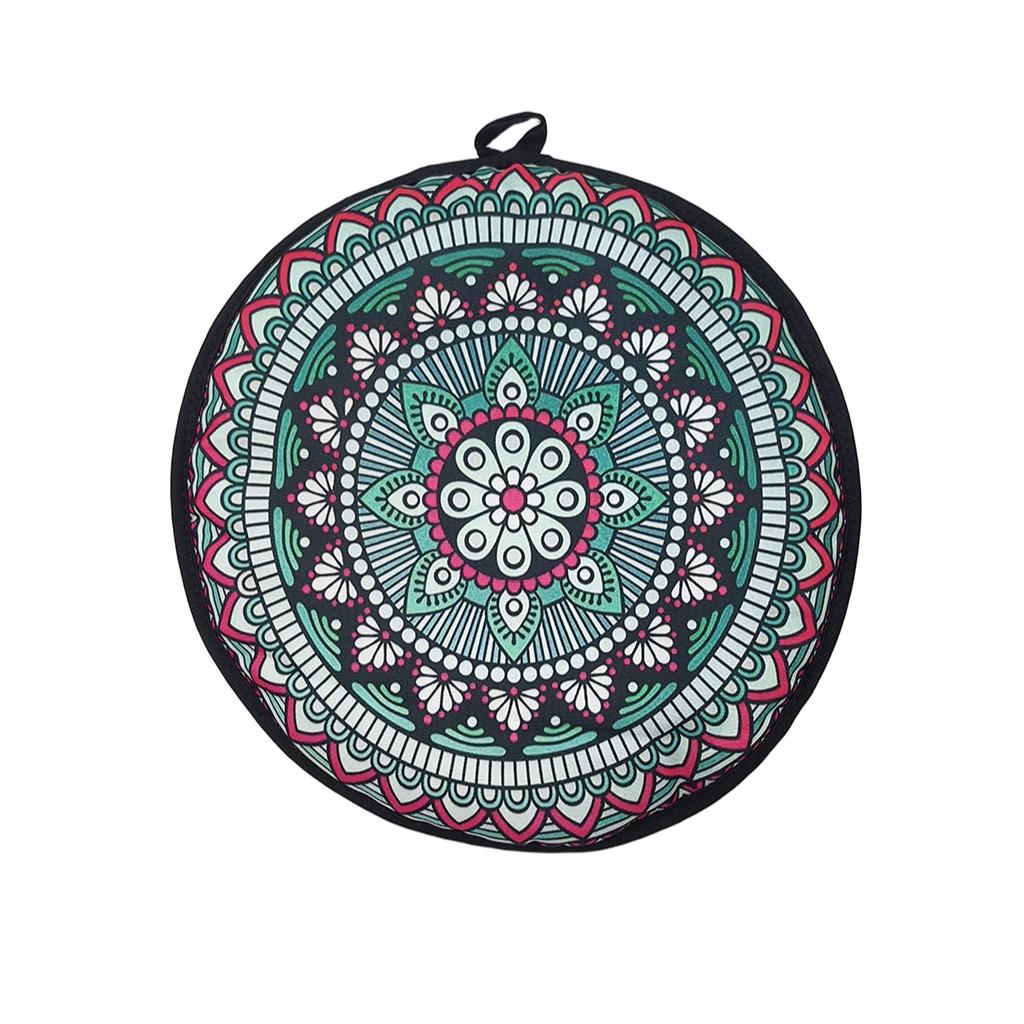 1pcs Mexican Thickened Corn Tortilla Insulated Bag, Pure Cotton Round Bread Carrier, Home Use Takeout Bag, Cross-Border Food Storage