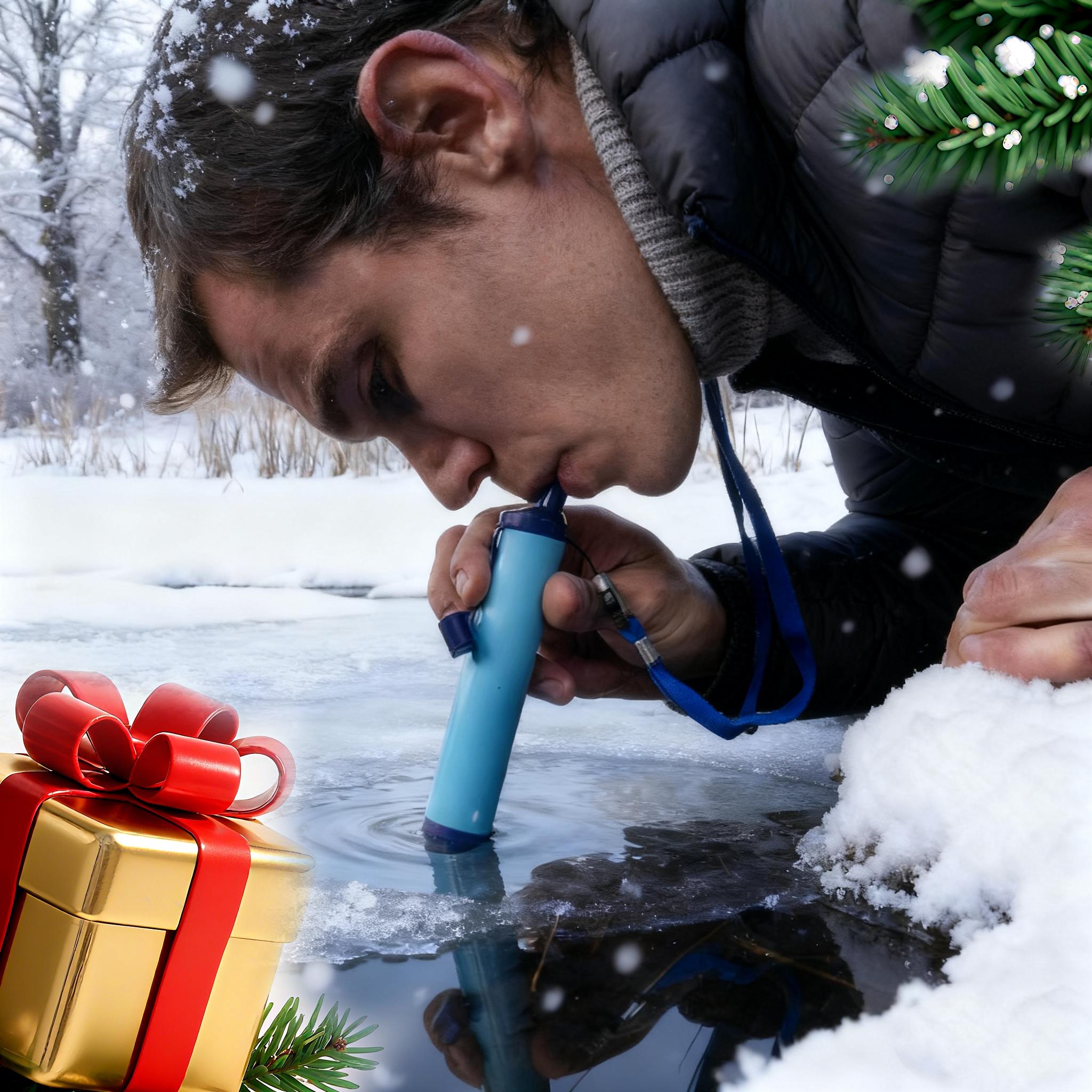 Outdoor Portable Water Filtering Straw, Compact Activated Carbon Water Filtering Straw for Hiking Camping Travel Fishing Mountaineering, Outdoor Water Filter, Emergency Water Filter Straws Outdoor Portable Water Filtering Straw, Compact Activated Carbon Water Filtering Straw for Hiking Camping Travel Fishing Mountaineering, Outdoor Water Filter, Emergency Water Filter Straws