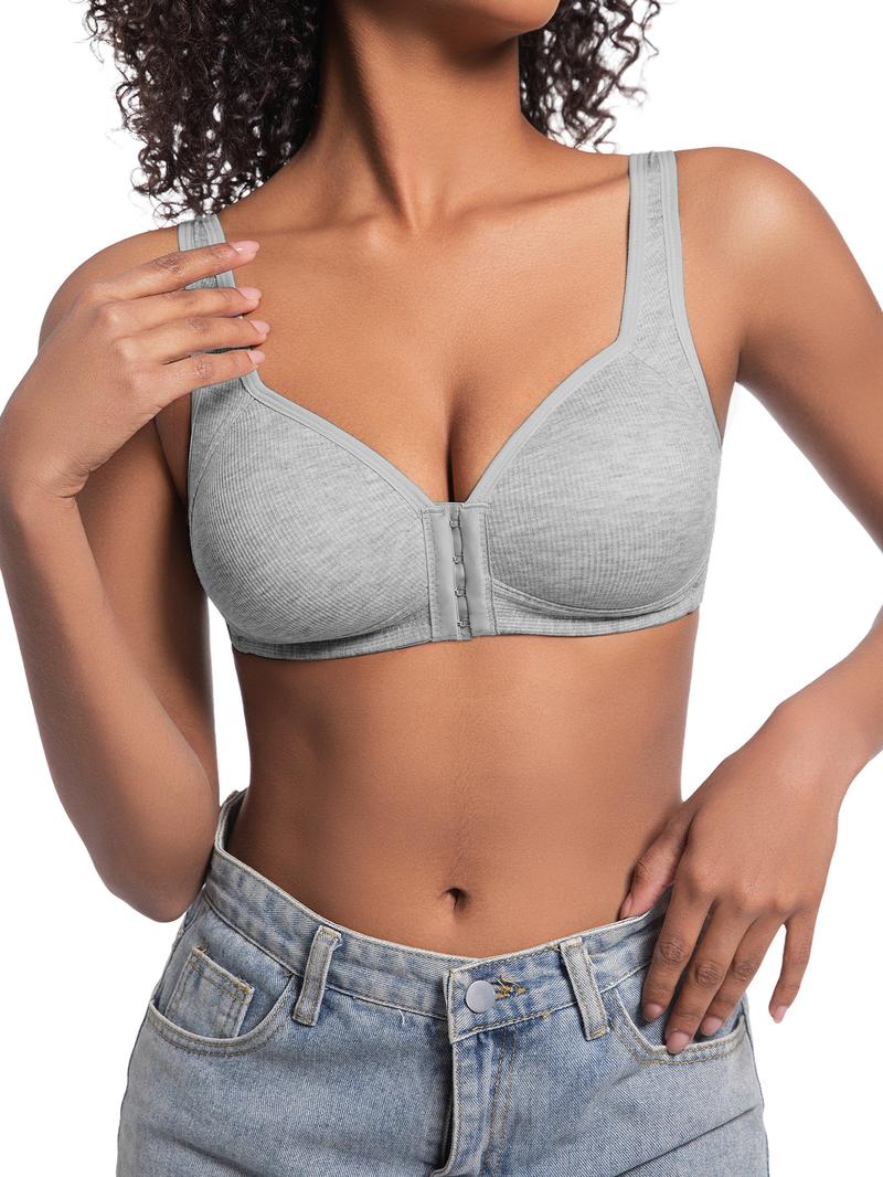 J 2/3/4PCS/ EssElegance Adjustable Front Closure Push-Up Bra Wire-Free Cross-Back, Seamless & Side Support for Daily Wear, Spring-Summer ComfoMrt Breathable Everyday Breathable Everyday Womenswear Bridal Rider Basic Minimalist ModestSkip intense workouts J 2/3/4PCS/ EssElegance Adjustable Front Closure Push-Up Bra Wire-Free Cross-Back, Seamless & Side Support for Daily Wear, Spring-Summer ComfoMrt Breathable Everyday Breathable Everyday Womenswear Bridal Rider Basic Minimalist ModestSkip intense workouts