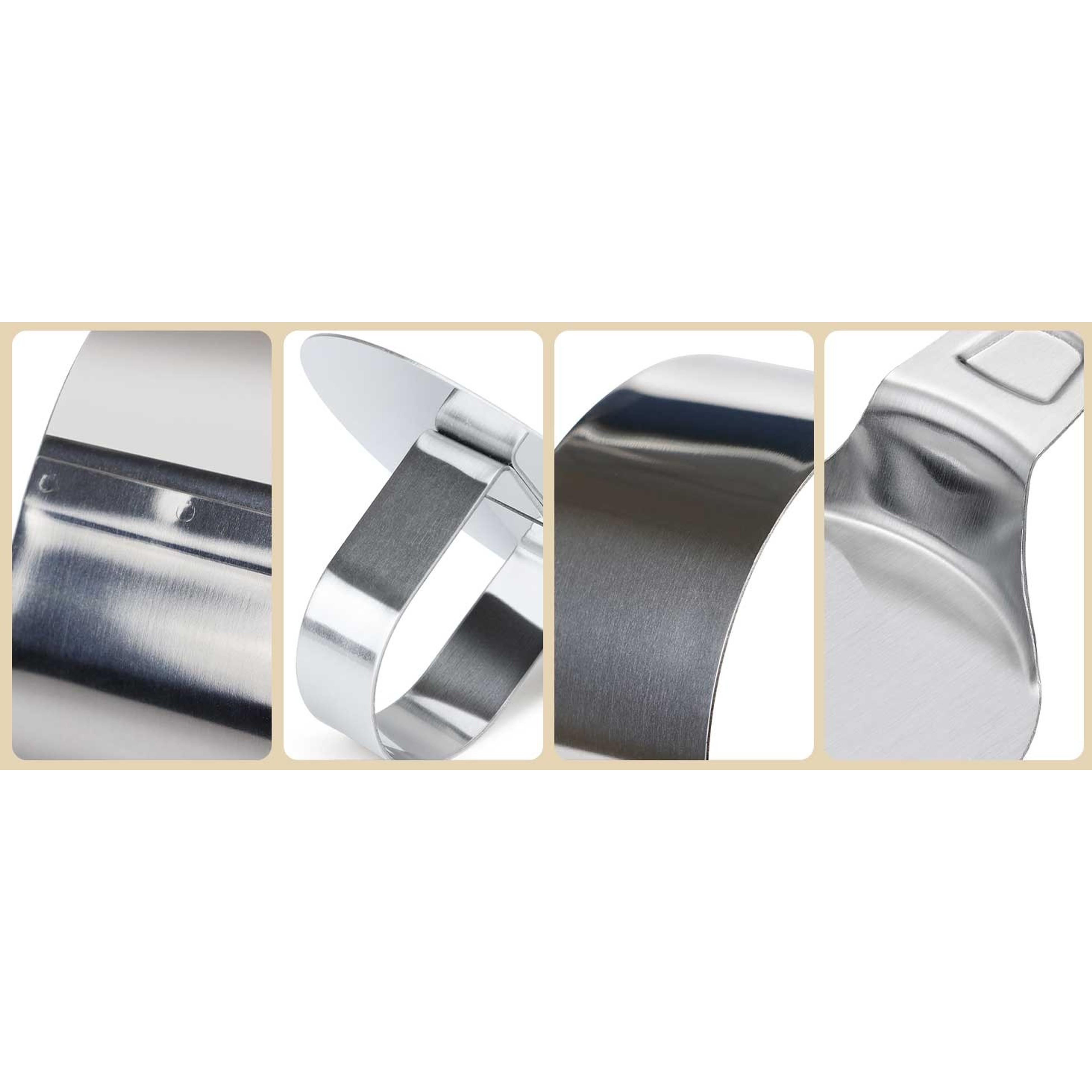 3 Inch Round Cake Ring Mold, Stainless Steel Cooking Crumpet Rings for Baking & CookingGift