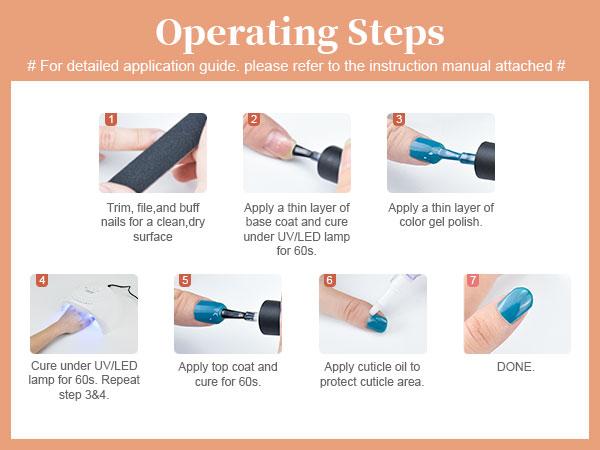 JODSONE 60 PCS Gel Nail Polish Starter Kit 55 Color Combination of Light and Dark Colors Emerald Green Klein Blue Soak off No Wipe Base Coat Matte and Glossy Top Coat Nail Gel Kit JODSONE 60 PCS Gel Nail Polish Starter Kit 55 Color Combination of Light and Dark Colors Emerald Green Klein Blue Soak off No Wipe Base Coat Matte and Glossy Top Coat Nail Gel Kit
