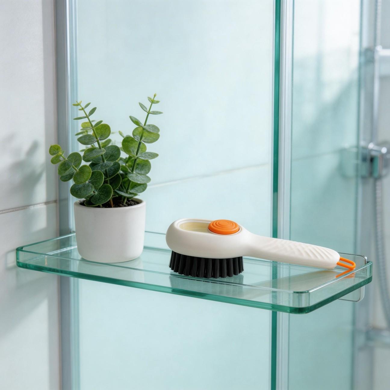 2pcs Multi-Functional Shoe Cleaning Brush for Liquid Injection Shoe Brush, Multi-functional Long-Handled Shoe Brush | Hand-Pressed, Soft-Bristled, Washable, Can Add Liquid, Portable Multi- Footwear for Sneakers, Hygienic -Demand Cleaning for /Travel