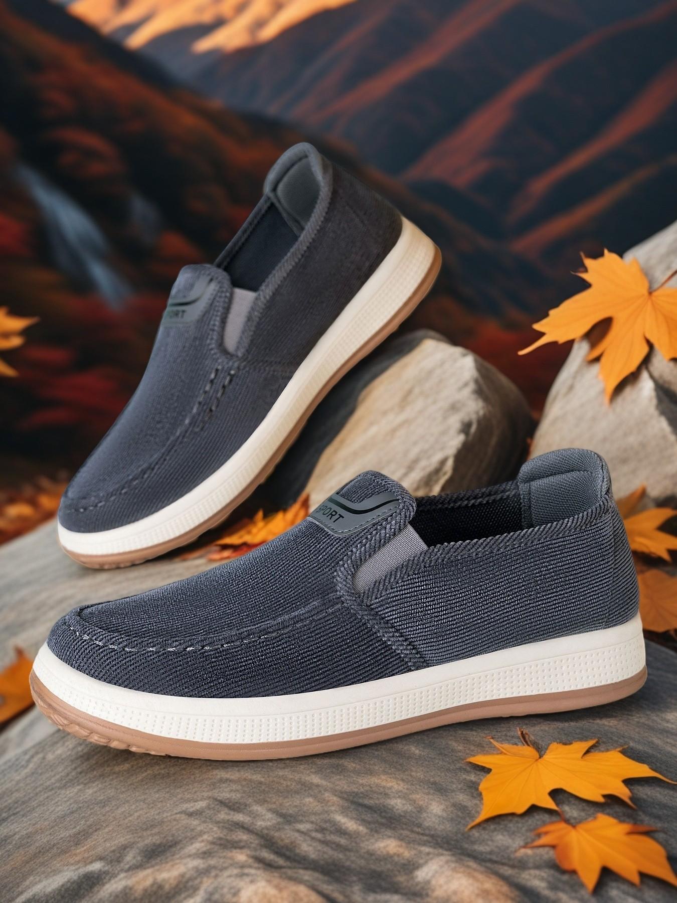 Men's Sport Shoes, Slip-On Casual Walking Shoes, Breathable Running Shoes, Lightweight Comfortable Tennis Shoes, Athletic Basketball Shoes