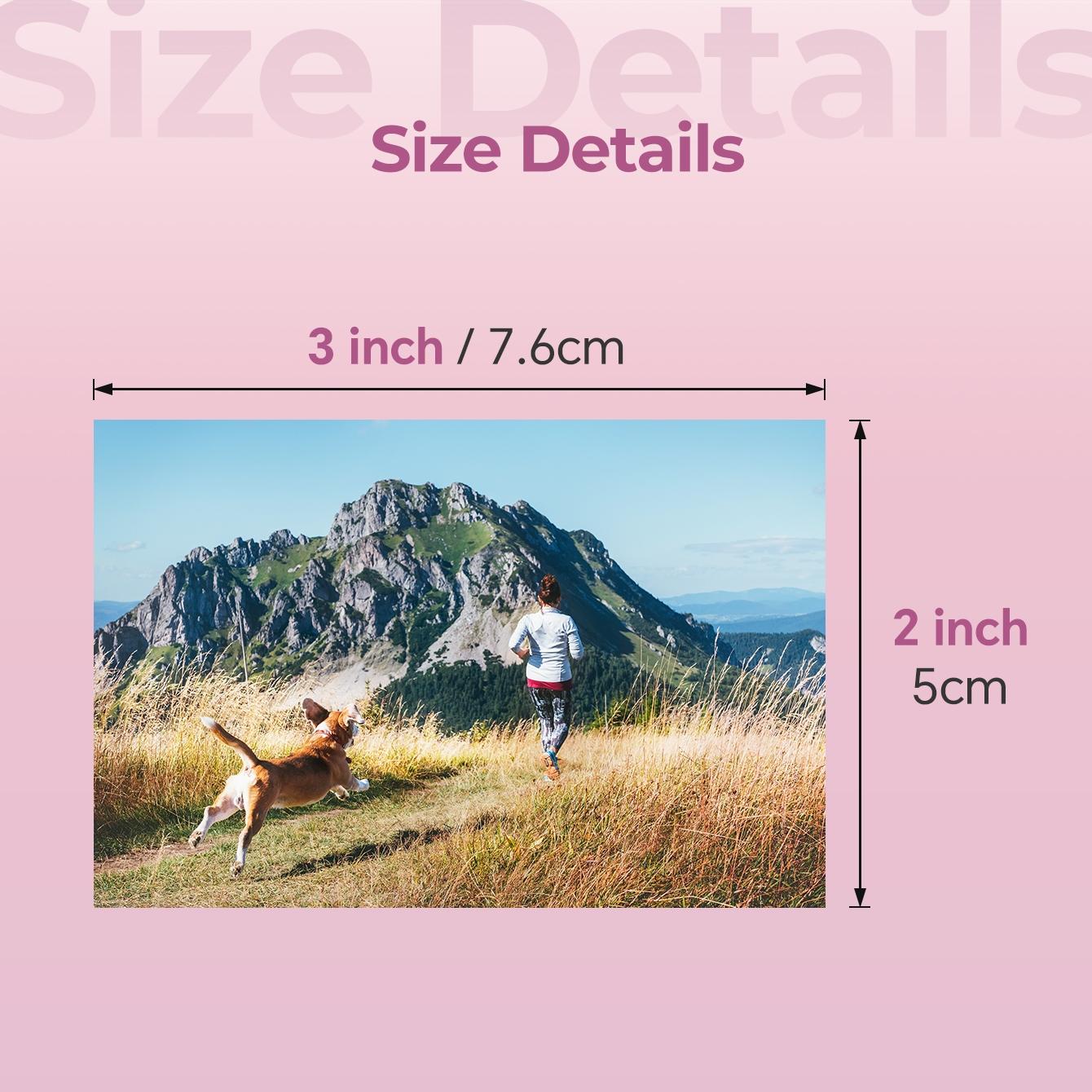 Hprt Mt53 Compatible Photo Paper Roll, Durable & High-Quality Material, Perfect for Home Office Use, Easy Tear Design