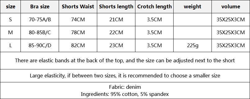 Women's 2-Piece Denim Bikini Swimsuit Set - Distressed Fringed Top, Denim Hot Pants, Beach Wear for Beach Outings, Bar Performances