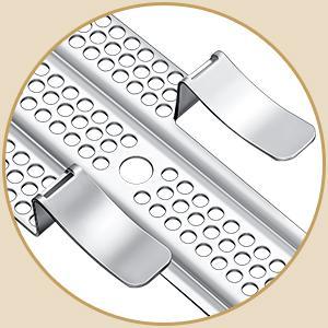 GJANSH Easy-to-Install 1/2-Inch Drywall Clips,Drywall Repair Tools, Professional Wall Hole Repair Kit and Drywall, Sturdy Metal-Backed Clips with Screws for Home Renovation,fathersdaygift