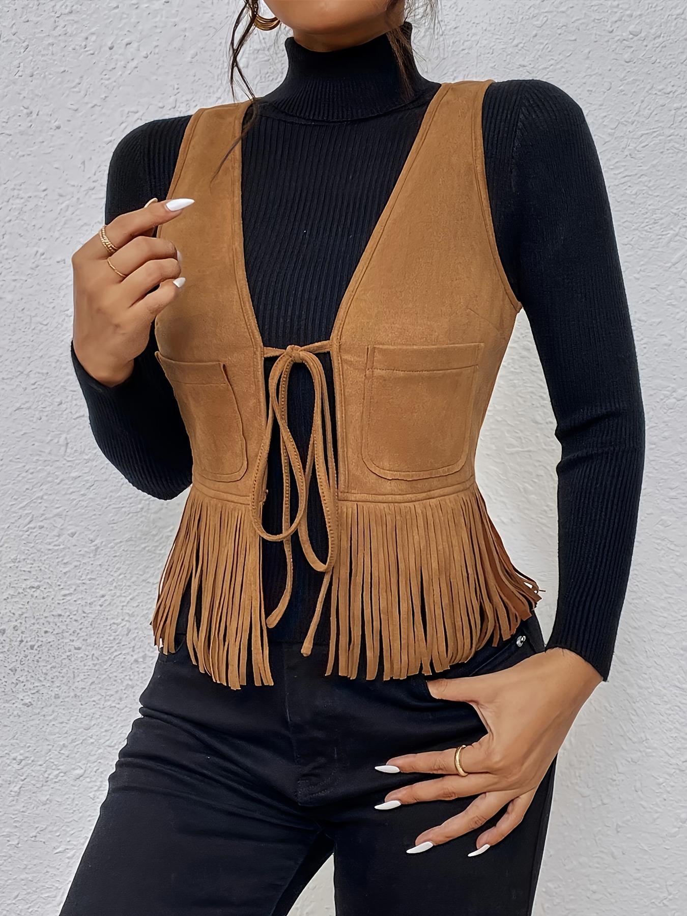 Women's Sleeveless Vest with Faux Fur Design, Casual Winter Fashion Top, Perfect for Layering, Stylish Women's Clothing