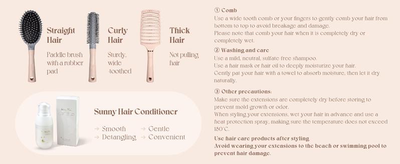 Sunny Fish Line Hair Extensions Remy  Invisible Human hair for Natural Look  Easy To Style Soft  #TikTokShopBlackFriday